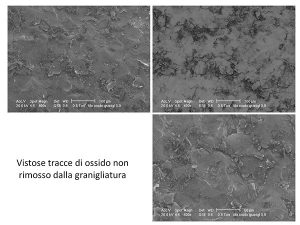 Fig. 2 – Risultato delle prove sulla granigliatrice