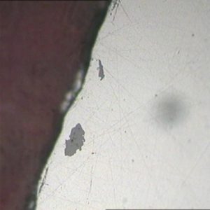 Osservazione metallografica della vergella descagliata (500x)